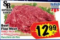 Superior Grocers Beef Flap Meat offer