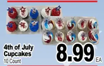 Superior Grocers 4th of July Cupcakes offer