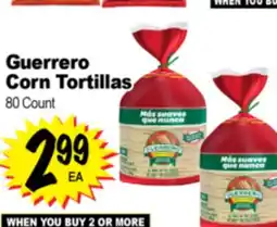 Superior Grocers Guerrero Corn Tortillas offer