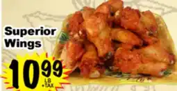 Superior Grocers Superior Wings offer