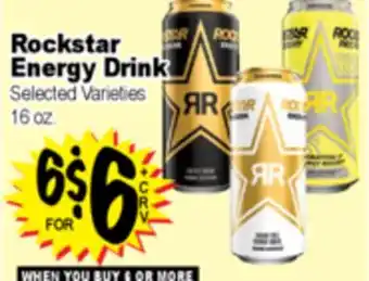 Superior Grocers Rockstar Energy Drink offer