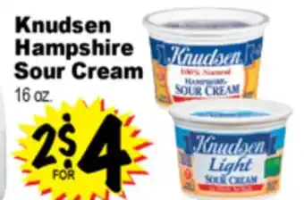 Superior Grocers Knudsen Hampshire Sour Cream offer