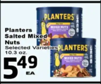 Superior Grocers Planters Salted Mixed Nuts offer