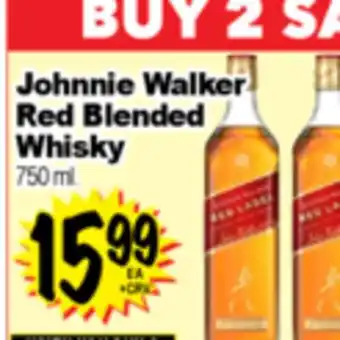 Superior Grocers Johnnie Walker Red Blended Whisky offer
