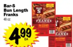 Superior Grocers Bar-S Bun Length Franks offer
