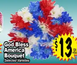 Superior Grocers God Bless America Bouquet offer