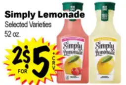 Superior Grocers Simply Lemonade offer