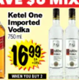 Superior Grocers Ketel One Imported Vodka offer