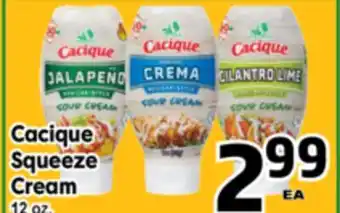 Superior Grocers Cacique Squeeze Cream offer