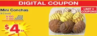 Superior Grocers Mini Conchas offer