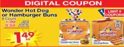 Superior Grocers Wonder Hot Dog or Hamburger Buns offer