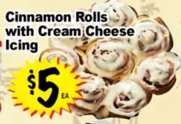 Superior Grocers Cinnamon Rolls with Cream Cheese Icing offer