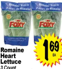 Superior Grocers Romaine Heart Lettuce offer