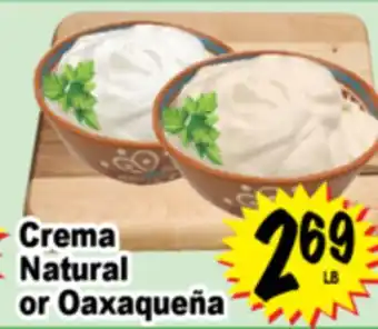 Superior Grocers Crema Natural or Oaxaqueña offer