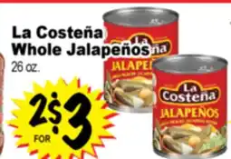 Superior Grocers La Costeña Whole Jalapeños offer