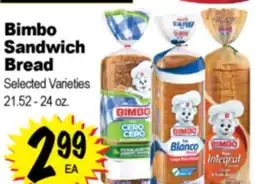 Superior Grocers Bimbo Sandwich Bread offer