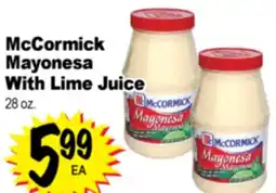 Superior Grocers McCormick Mayonesa With Lime Juice offer