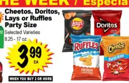 Superior Grocers Cheetos, Doritos, Lays or Ruffles Party Size offer