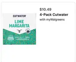 Walgreens 4-Pack Cutwater offer
