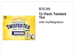 Walgreens 12-Pack Twisted Tea offer