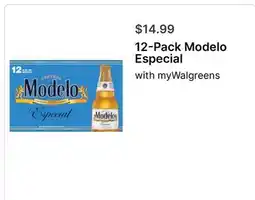 Walgreens 12-Pack Modelo Especial offer