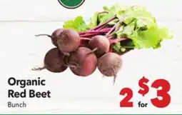 Vallarta Supermarkets Organic Red Beet offer