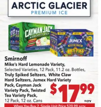 Vallarta Supermarkets Smirnoff Mike's Hard Lemonade offer