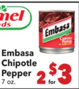 Vallarta Supermarkets Embasa Chipotle Pepper offer