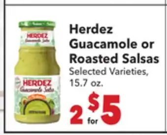 Vallarta Supermarkets Herdez Guacamole or Roasted Salsas offer