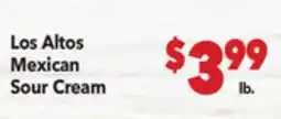 Vallarta Supermarkets Los Altos Mexican Sour Cream offer