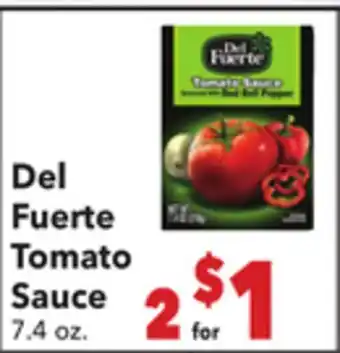 Vallarta Supermarkets Del Fuerte Tomato Sauce offer