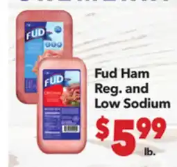 Vallarta Supermarkets Fud Ham Reg. and Low Sodium offer