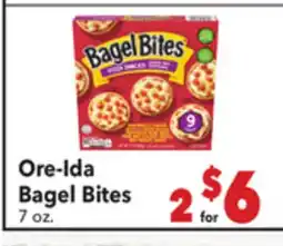 Vallarta Supermarkets Ore-Ida Bagel Bites offer