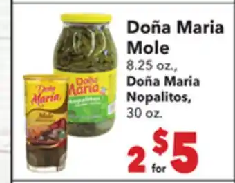 Vallarta Supermarkets Doña Maria Mole offer