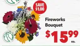 Vallarta Supermarkets Fireworks Bouquet offer