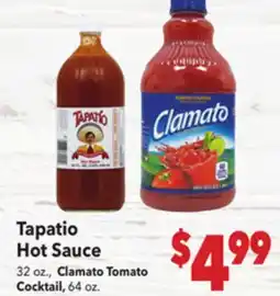 Vallarta Supermarkets Tapatio Hot Sauce offer