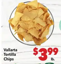 Vallarta Supermarkets Vallarta Tortilla Chips offer