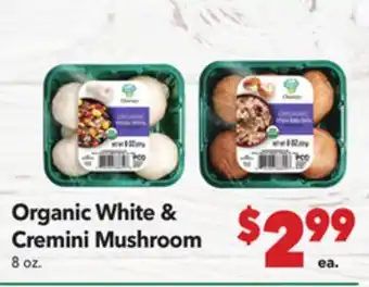 Vallarta Supermarkets Organic White & Cremini Mushroom offer
