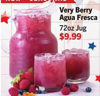 Vallarta Supermarkets Very Berry Agua Fresca offer