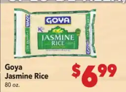 Vallarta Supermarkets Goya Jasmine Rice offer