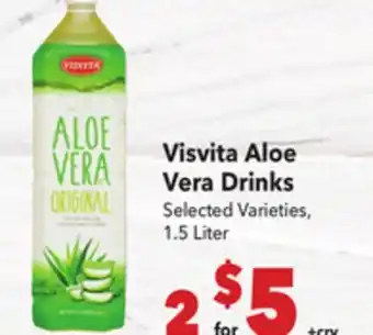 Vallarta Supermarkets Visvita Aloe Vera Drinks offer