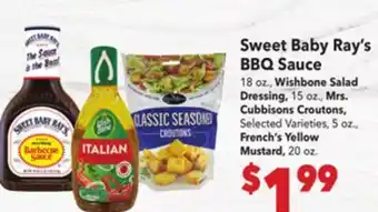 Vallarta Supermarkets Sweet Baby Ray's BBQ Sauce offer