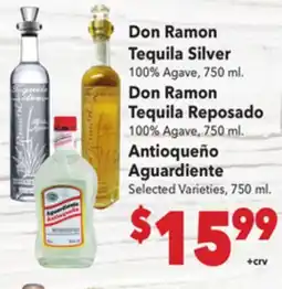Vallarta Supermarkets Don Ramon Tequila Silver offer