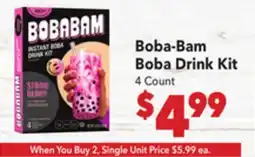 Vallarta Supermarkets Boba-Bam Boba Drink Kit offer