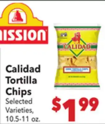 Vallarta Supermarkets Calidad Tortilla Chips offer