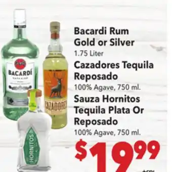 Vallarta Supermarkets Bacardi Rum Gold or Silver offer