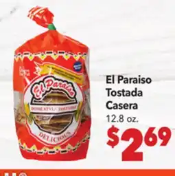 Vallarta Supermarkets El Paraiso Tostada Casera offer