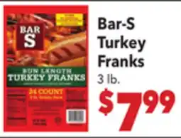 Vallarta Supermarkets Bar-S Turkey Franks offer
