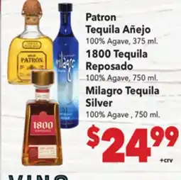 Vallarta Supermarkets Patron Tequila Añejo offer