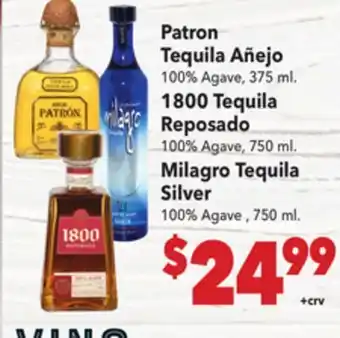 Vallarta Supermarkets Patron Tequila Añejo offer
